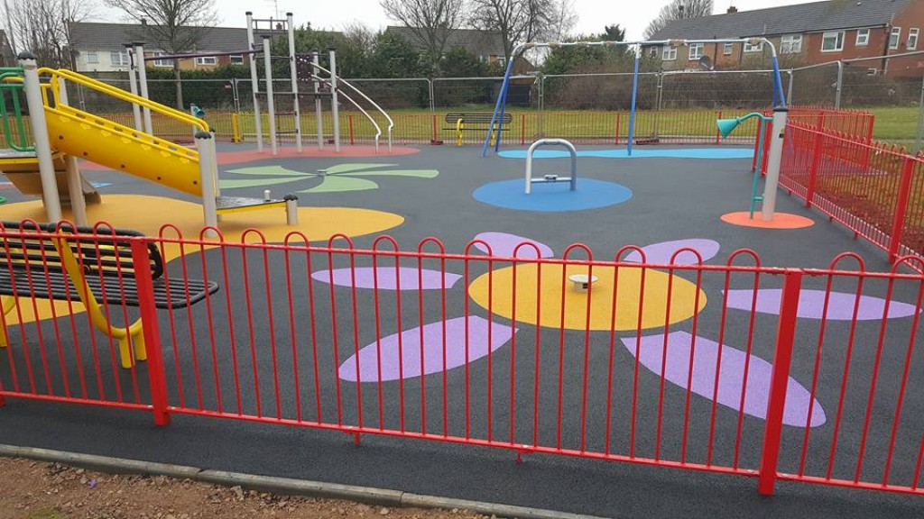 Smūgius sugerianti danga aikštelei