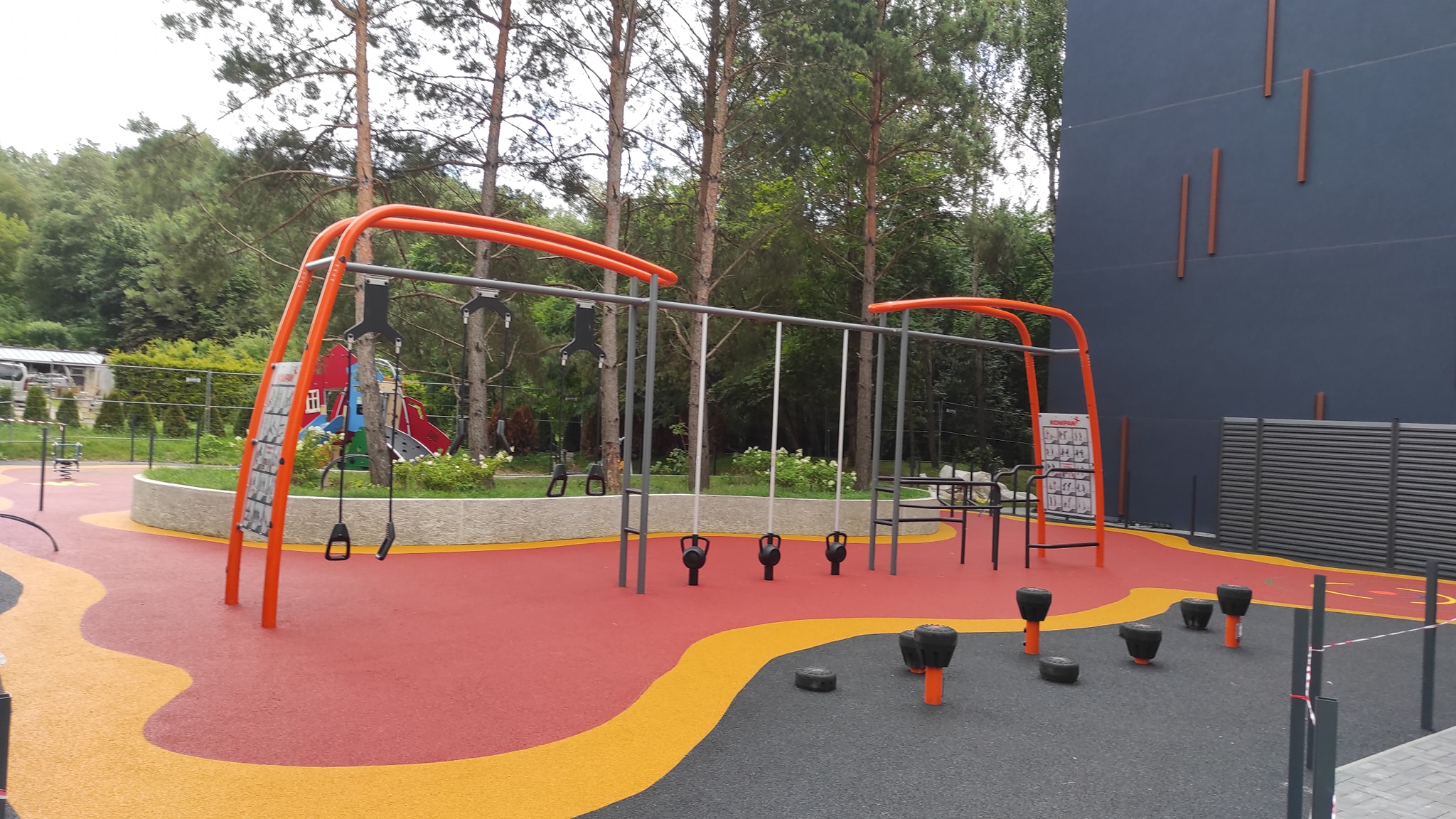 vaikų žaidimų aikštelių EPDM dangos