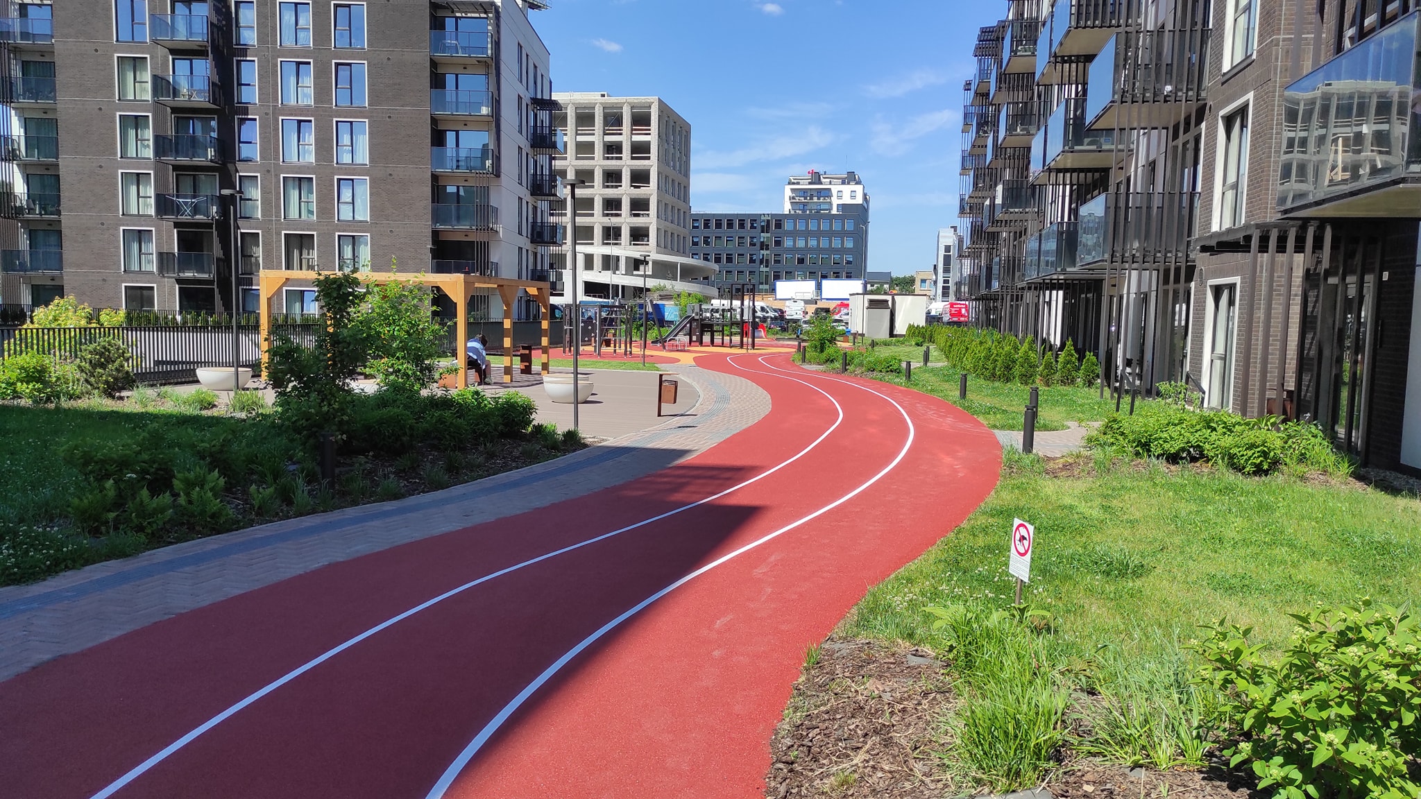 liejama danga aikštelėms