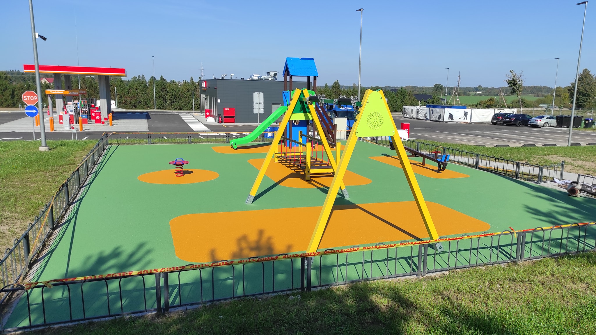 liejama danga aikštelėms