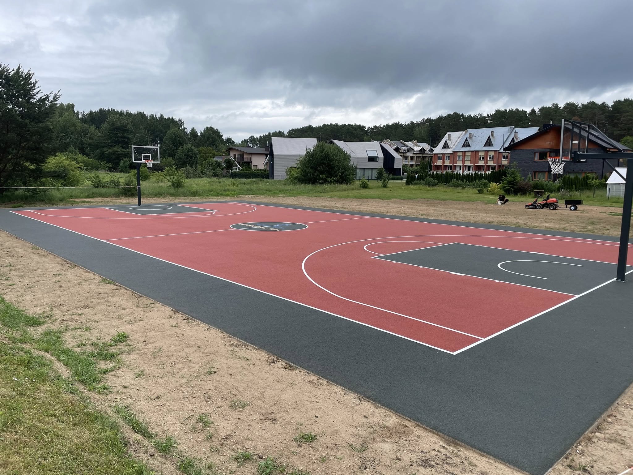 liejama danga aikštelėms