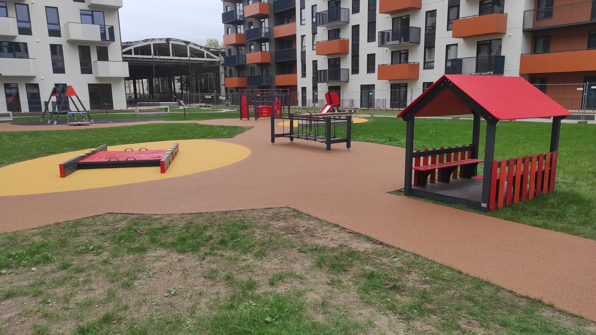 liejama danga aikštelėms