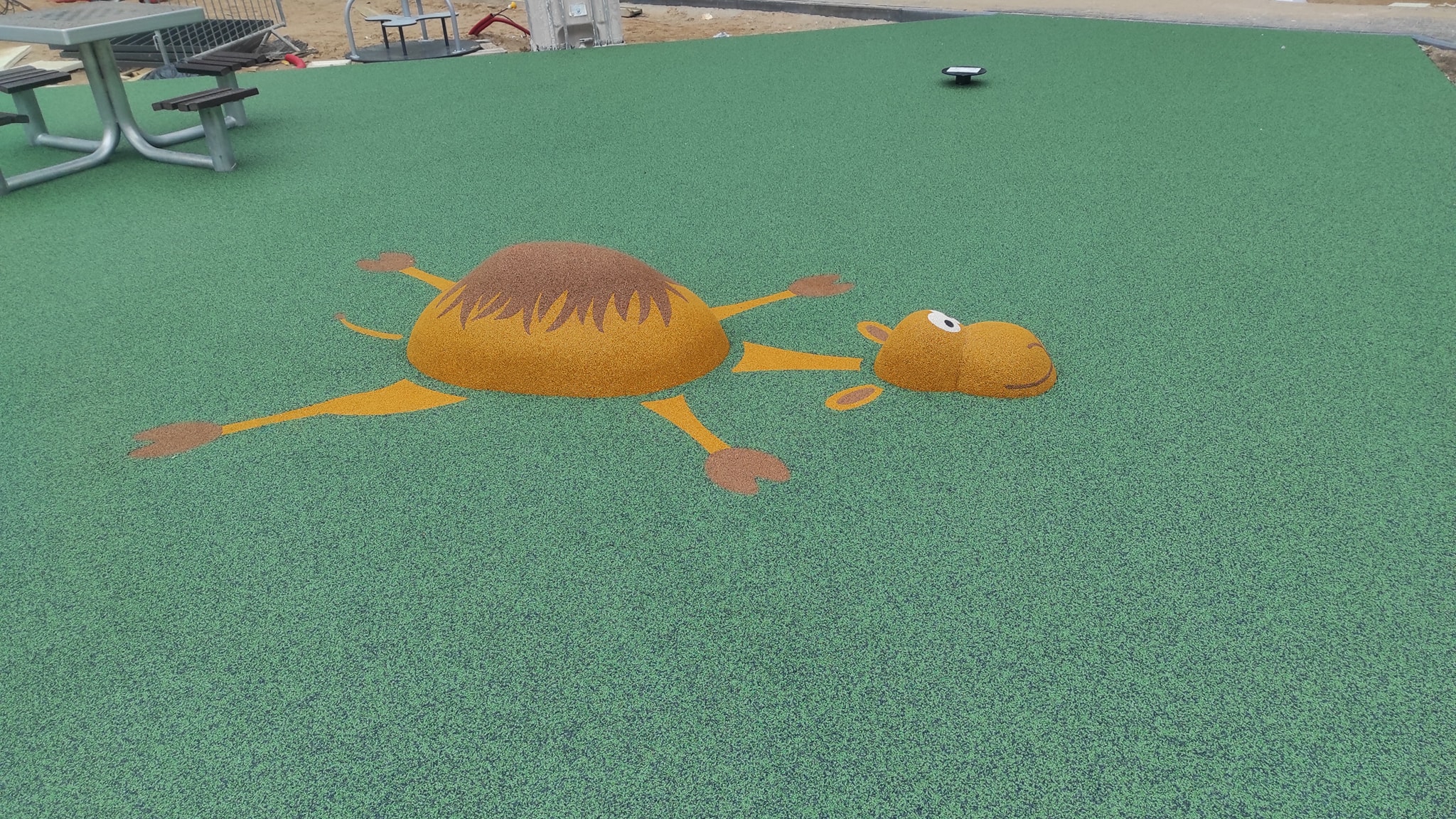 liejama danga aikštelėms