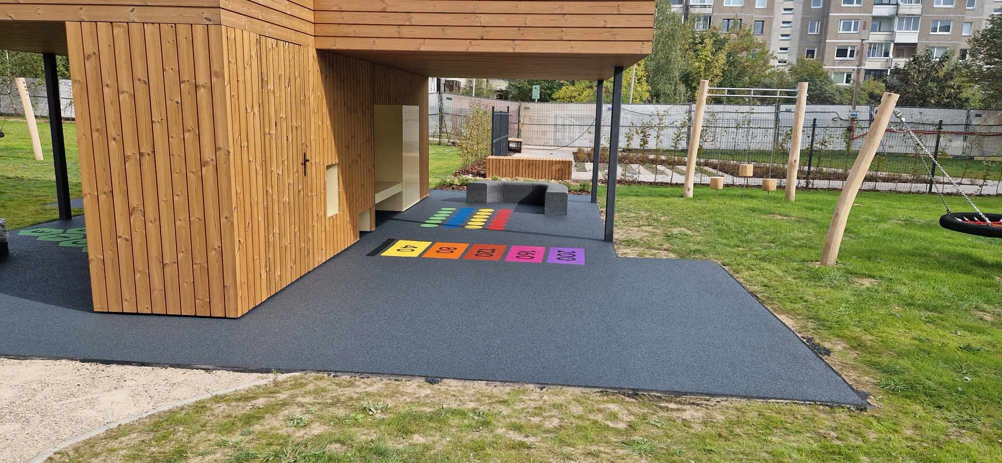 liejama danga aikštelėms