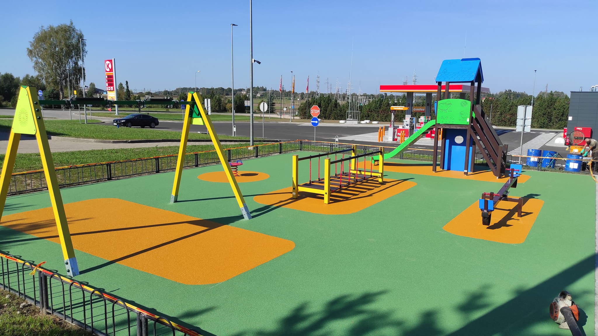 liejama EPDM danga aikštelėms