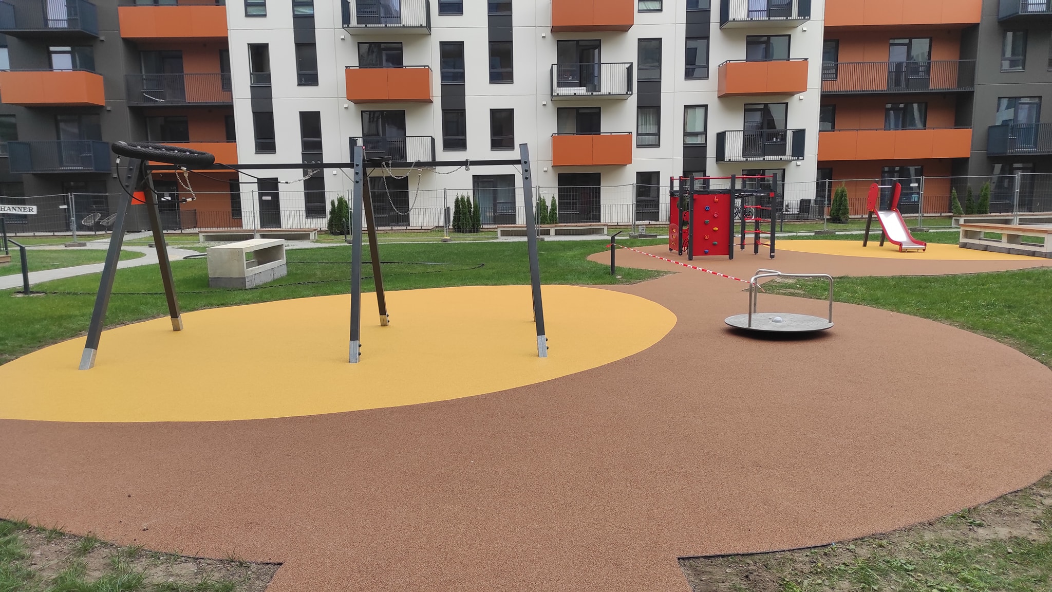 liejama danga aikštelėms