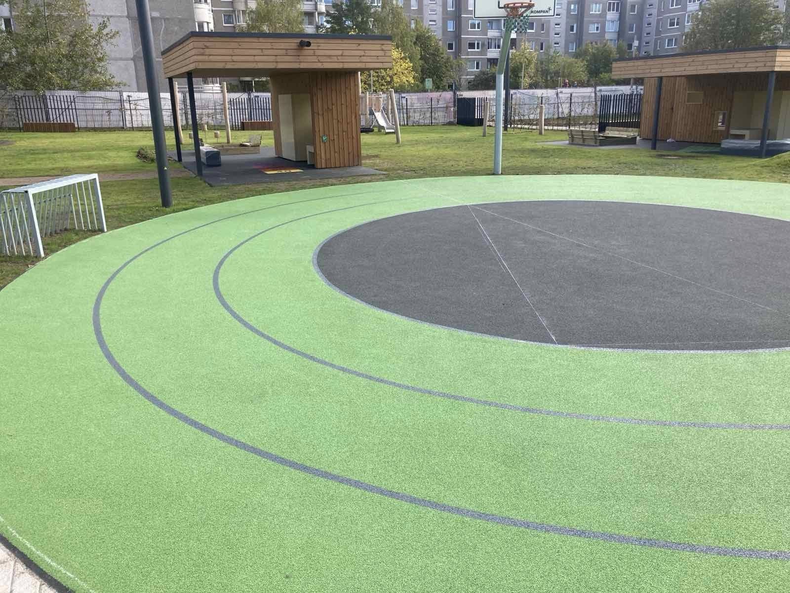 liejama danga aikštelėms