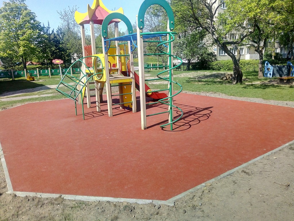 paviršius iš lietos gumos